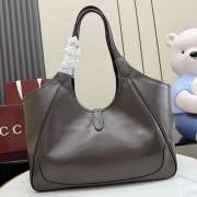 Uubags Gucci Mercato medium tote bag in dark brown leather 35x28x15cm - 2