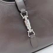 Uubags Gucci Mercato medium tote bag in dark brown leather 35x28x15cm - 3