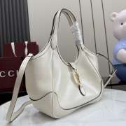 Uubags Gucci Mercato small tote bag in white leather 26x23x11cm - 6
