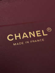 New Arrivals 2026 Chanel Maxi flap bag calfskin with grain effect & gold metallic in light brown 26x38.5x11cm - 2