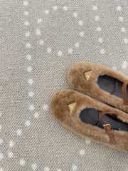Uubags Prada Shearling ballerinas in caramel - 3