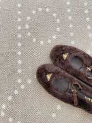 Uubags Prada Shearling ballerinas in dark brown - 3