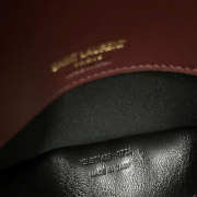 Uubags YSL Loulou large in Matelasse lambskin rouge cabernet 29x17x8cm - 6