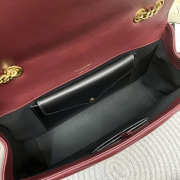 Uubags YSL Loulou large in Matelasse lambskin rouge cabernet 29x17x8cm - 4