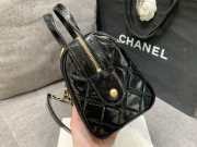 Uubags Chanel 25A Métiers D'art Large Bowling Bag In Black 31x12x18cm - 4
