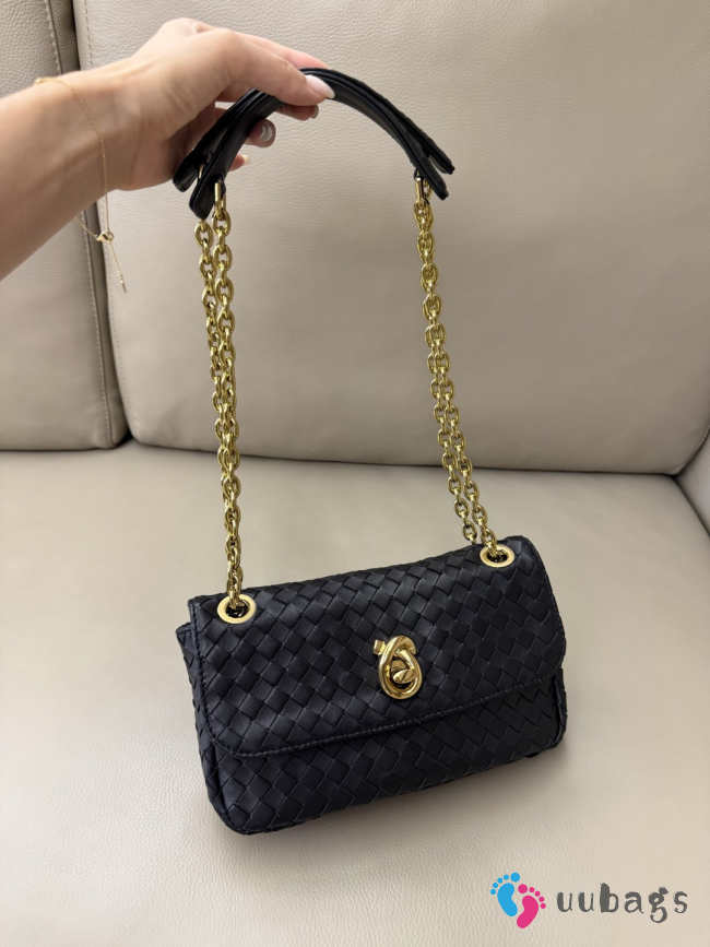 Uubags Bottega Veneta Baby Madison Bag In Black 22.5x4.5x13cm - 1