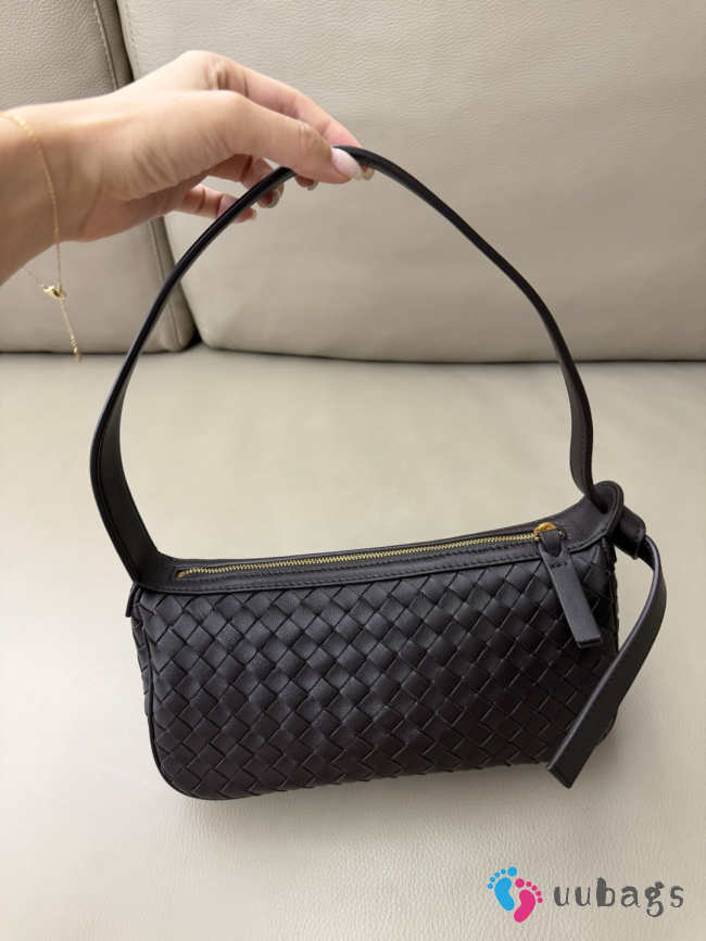 Uubags Bottega Veneta Nodo Shoulder Bag In Black 23x10x10cm - 1