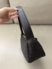 Uubags Bottega Veneta Nodo Shoulder Bag In Black 23x10x10cm - 6