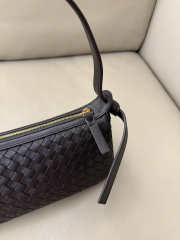 Uubags Bottega Veneta Nodo Shoulder Bag In Black 23x10x10cm - 5