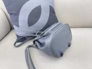 Uubags Chanel small Duma backpack with gold-tone hardware in grey lambskin 19x18x15cm - 4