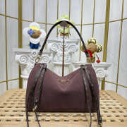 New Arrivals 2026 Louis Vuitton M26358 MM Express Bag In Carmin Suede Calfskin 36x24x18.5cm - 3