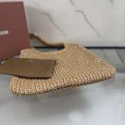 Uubags Miu Miu Ivy sequin mesh bag in tundra 40x35cm - 6