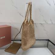 Uubags Miu Miu Ivy sequin mesh bag in tundra 40x35cm - 5