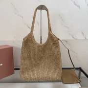 Uubags Miu Miu Ivy sequin mesh bag in tundra 40x35cm - 2